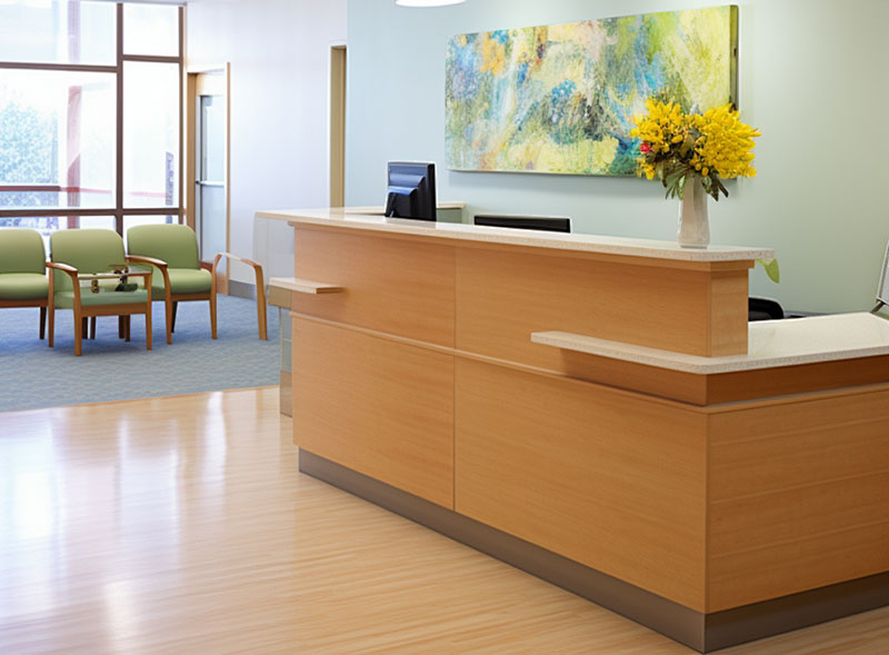 医院家具系列-导诊台 Hospital Furniture Series - Reception Desk
