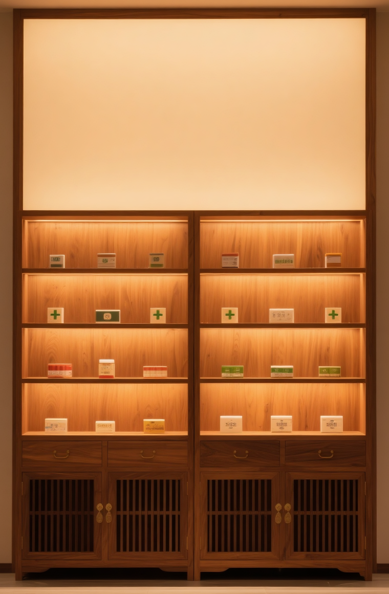医院药房系列-中药柜 Hospital Pharmacy Series - Traditional Chinese Medicine Cabinet