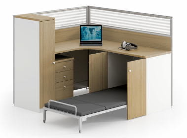 职员工位系列-屏风卡位 Employee Workstation Series - Partitioned Cubicles